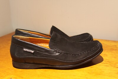 Mephisto Baduard Mens Black Cool Air Nubuck Leather Slip On Loafers Size 10 Mephisto Mephisto Cool Air Men main image 4