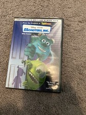 Monsters Inc. 2002 Movie DVD 2-Disc Set Collector's Edition in Original Case