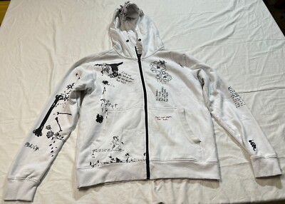 Jordan Craig Legacy Edition Zip Up Hoodie Large White RN# 79771