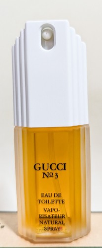Gucci No. 3 Eau de Toilette 30ml / 1oz spray vintage Free Shipping! *damaged box - Picture 2 of 7