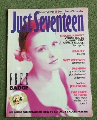 JUST SEVENTEEN With Madonna Badge still attached Jan 20 1988 Colin Vearncombe 