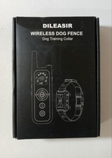 DILEASIR Wireless Dog Fence for 2 Dogs Dog Training Collar NPE-010101-BLK