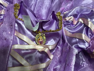 Tangled Princess Rapunzel Disguise Disney Deluxe Costume size S ( 4-6x)