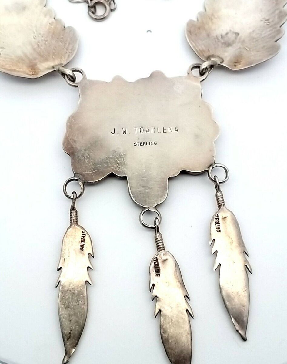 Navajo Sterling Silver Mother Of Pearl 22 Navajo Sterling Silver Mother Of Pearl 22