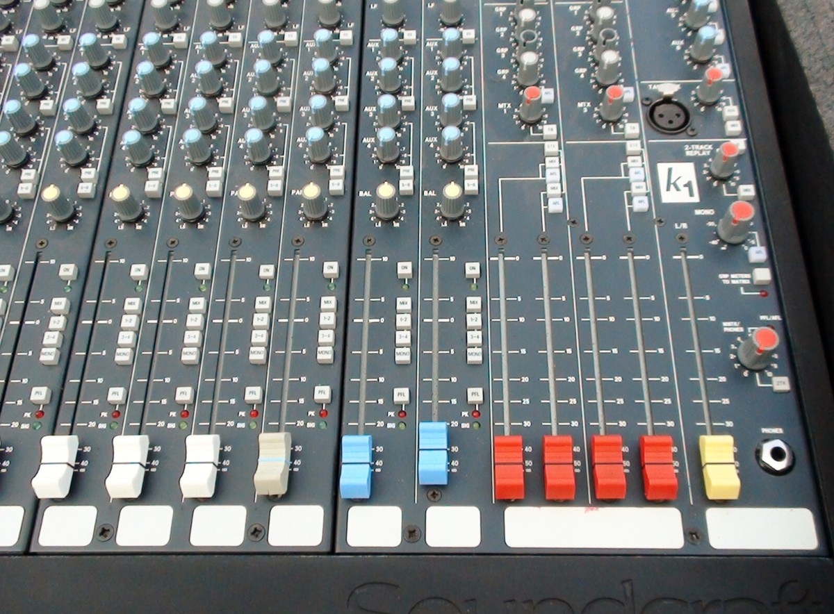 Soundcraft　K1 24CH サウンドクラフト ミキサー ハードケース SoundCraft K1 - 24 Channel Mixer with Tour Case | eBay