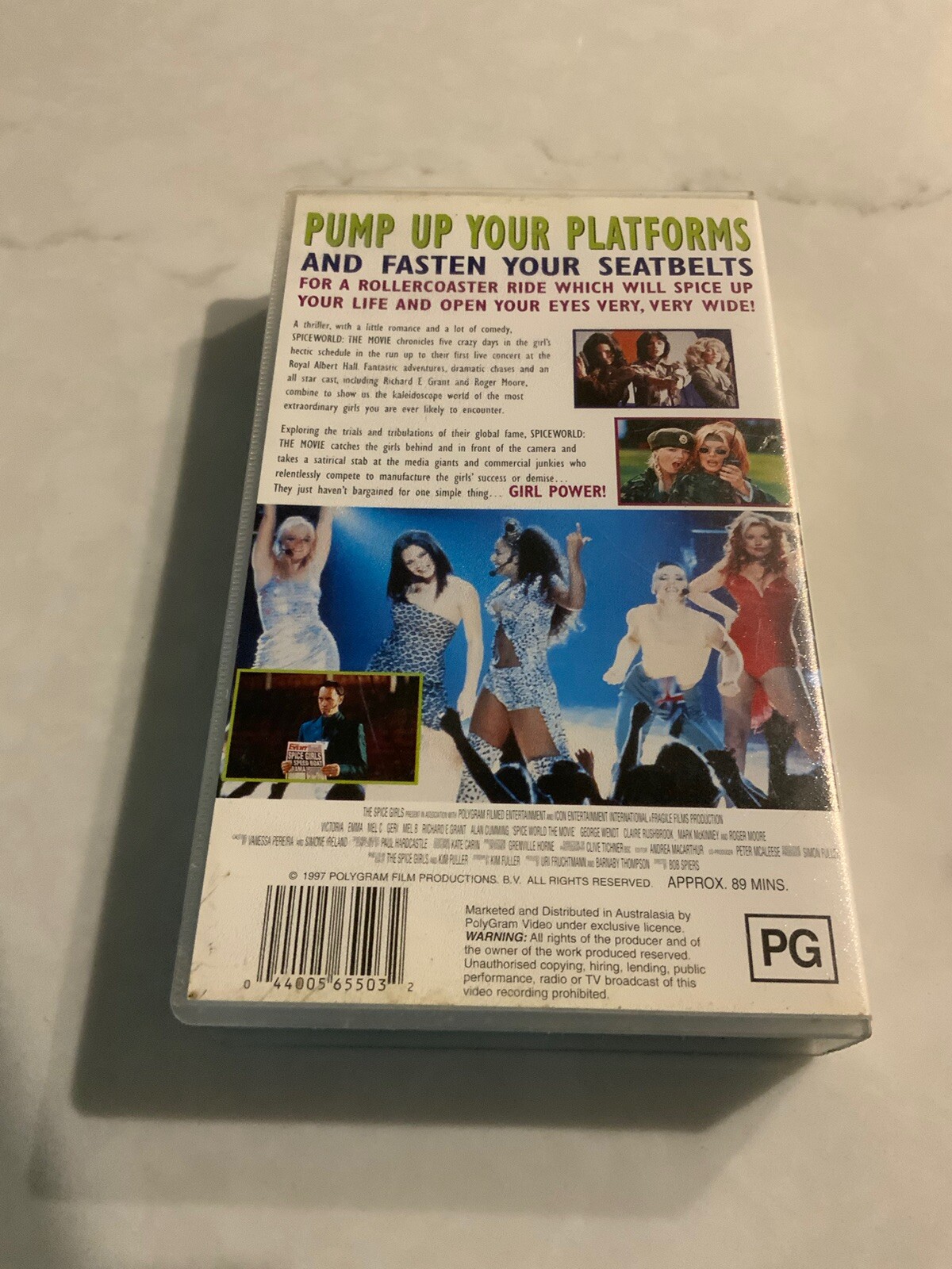 Spice World The Movie [VHS] Polygram Video Tape Spice Girls PAL 1997