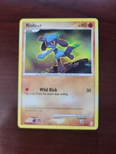 Pokemon TCG Riolu 6/61 DP Training Kit 1 Gold non-holo LP