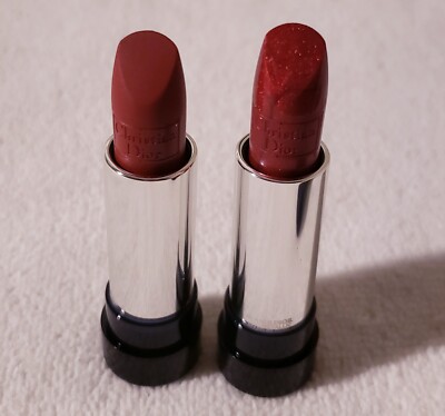 Dior Rouge Dior Lipstick Refills 2 Piece Set ( 858, 873)