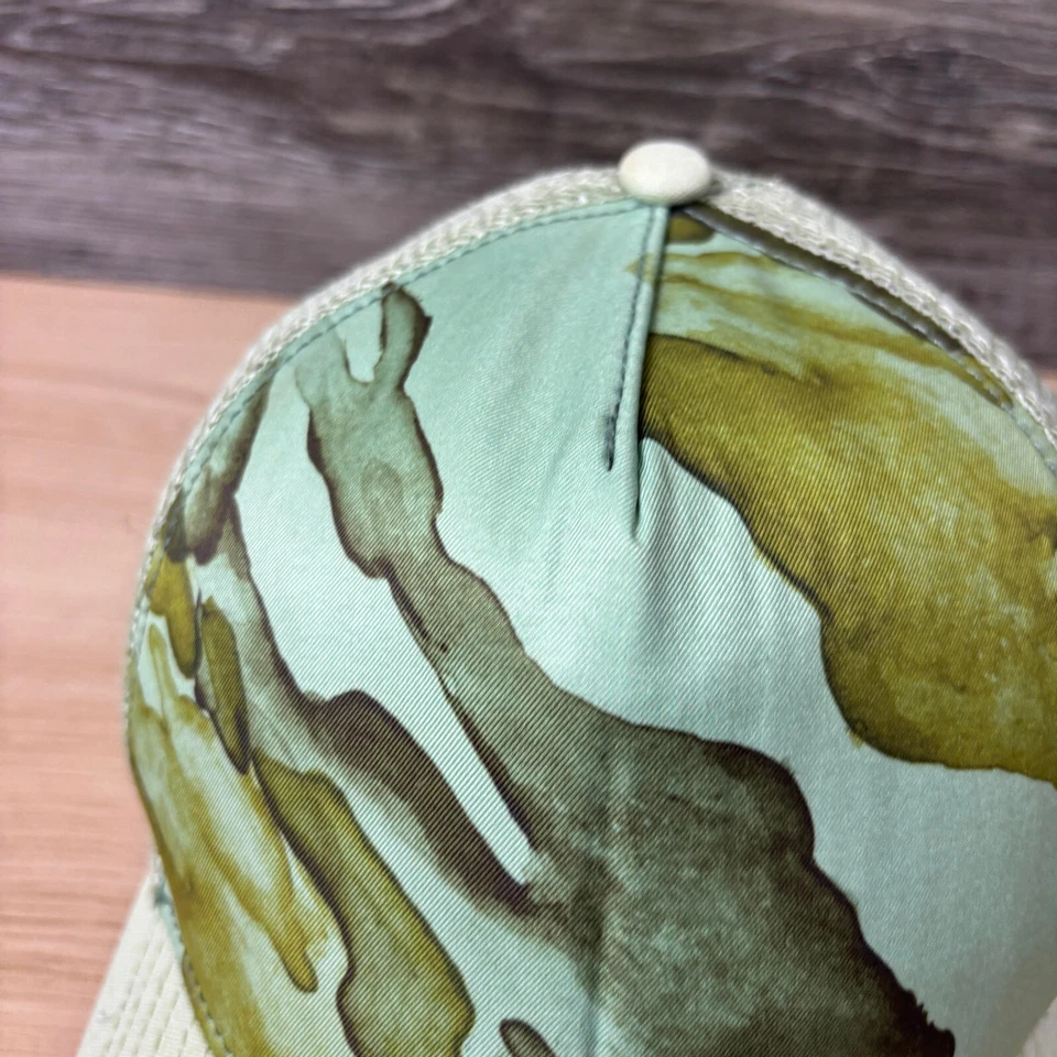 Gorra PrAna Snap Back Mujer Verde Camionero Color Agua Ajustable Foto 4 de 4