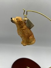 Old World Christmas SITTING GOLDEN Glass Ornament