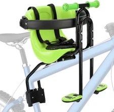 Child Safety Seat Kid Bicycle Front Chair MTB Safety Seat With Backrest Footrest