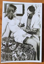 Bernard Kobel Traditional Tattoo Photo B&W Vintage Tattooed Woman Belly Tattoo