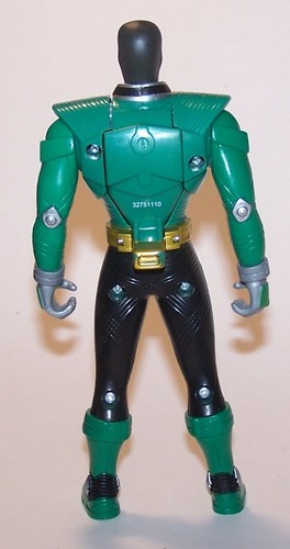 Figura de acción Power Rangers Samurai Green Switch Morphin Ranger 2011 6,5" Bandai - Imagen 6 de 7