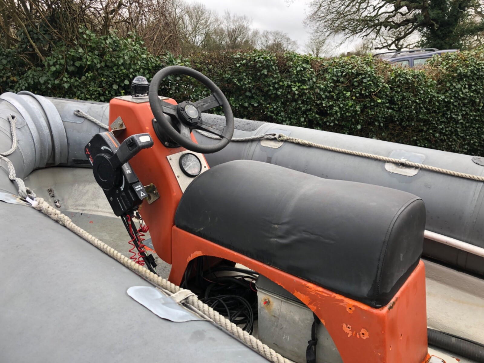 AVON SEARIDER SR4 WITH A 2012 TOHATSU 50HP TLDI EFI 2 STROKE HYDRAULIC