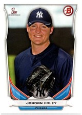 2014 Bowman Draft 1st #DP128 Jordan Foley - FREE SHIPPING!
