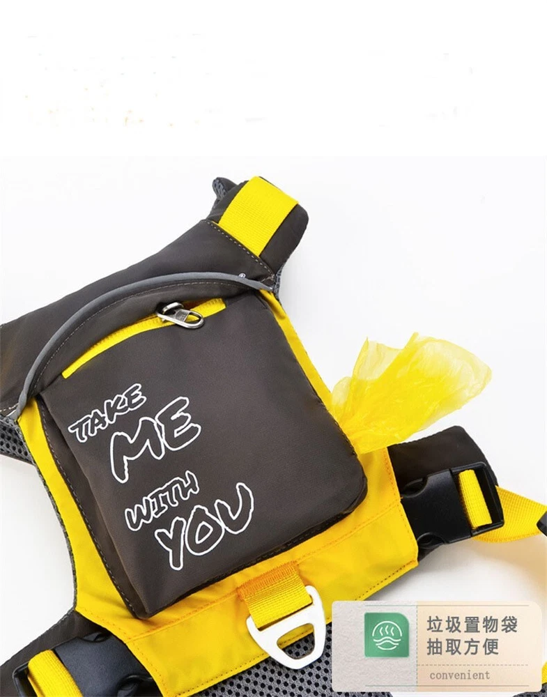 Dog Harness with Leash Set, No Pull Adjustable Reflective Step Puppy Harness.