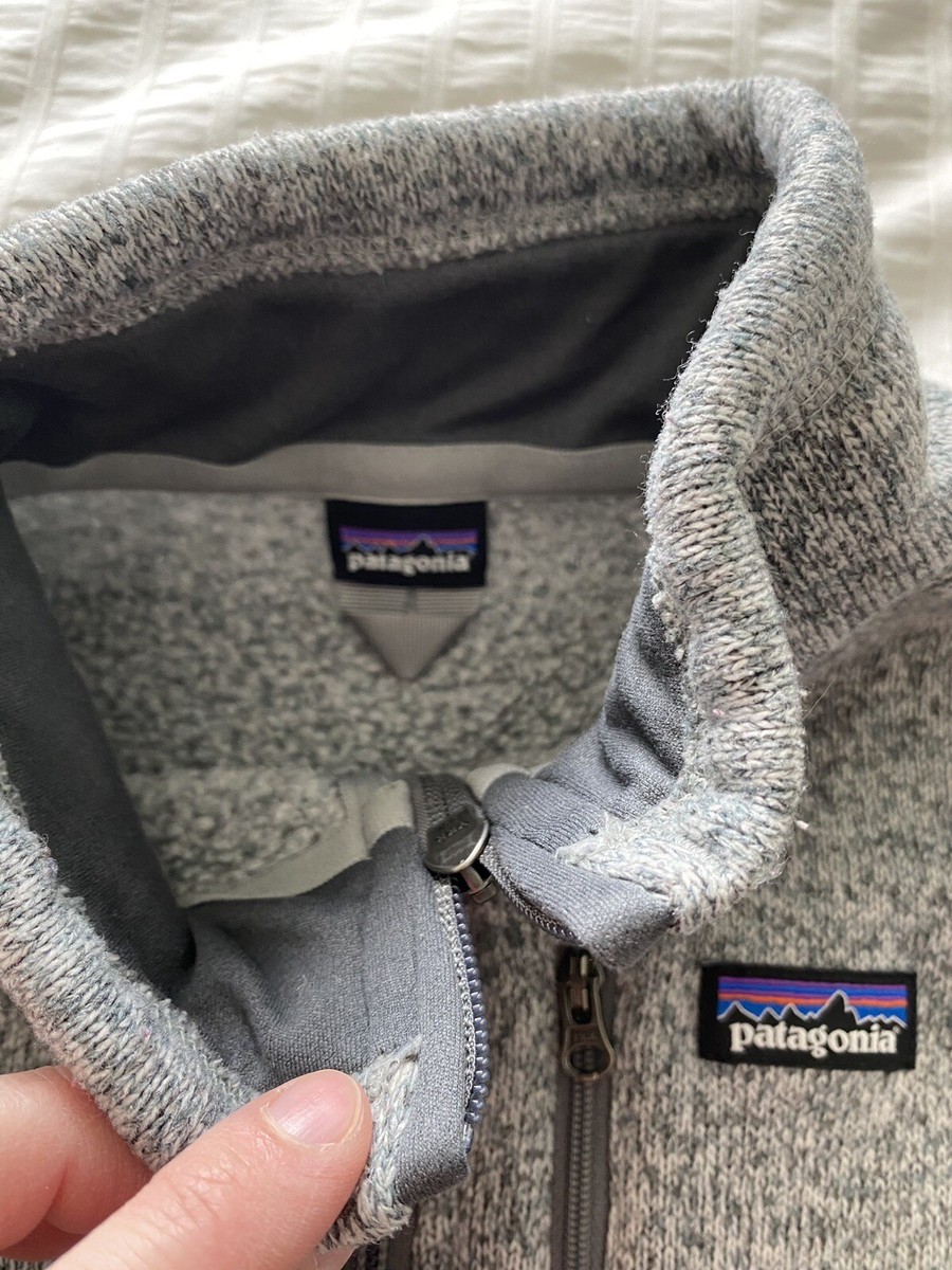 Patagonia Better Sweater Kids Boy Jacket XL-14 Gray Polyester