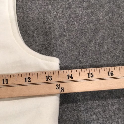 NEW Gray Label GOTS Organic Cotton Daxton Cream Color Vest Kids Sz 5/6 Unisex - Picture 12 of 14
