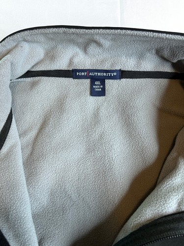Port Authority J790 Men's Glacier Soft Jacket Black/Chrome 4XL New With Tags - Picture 5 of 9
