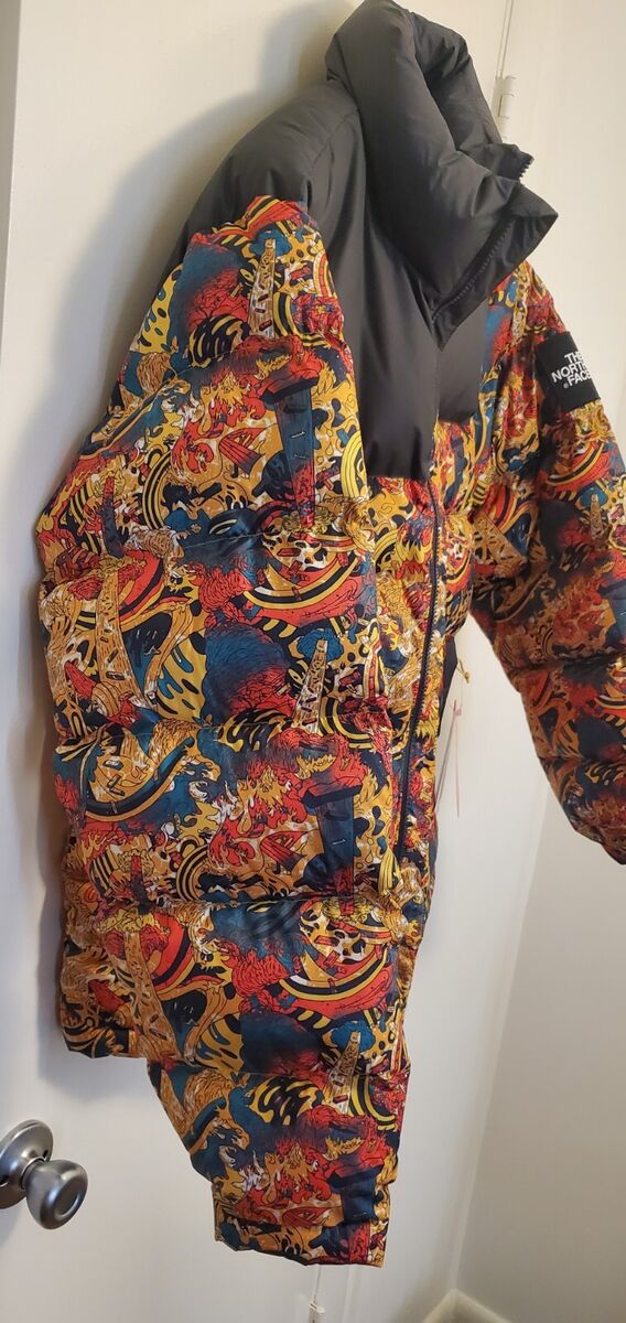 The North Face 1992 Nuptse Jacket Leopard Yellow Genesis - M The North Face 1992 Nuptse Jacket Leopard Yellow Genesis - M