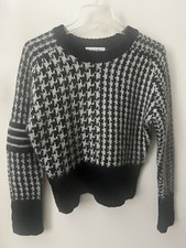 Thom Browne New York Wool Fun Mix Crew Neck Pullover Sweater Size Large RARE