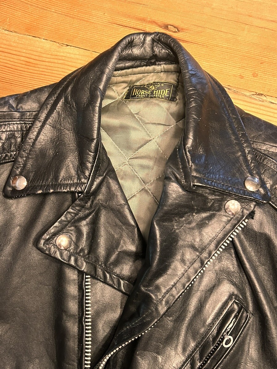 50s FRONT QUARTERS GENUINE horsehide Vintage 1950's Genuine 50s FRONT QUARTERS GENUINE horsehide Vintage 1950's Genuine