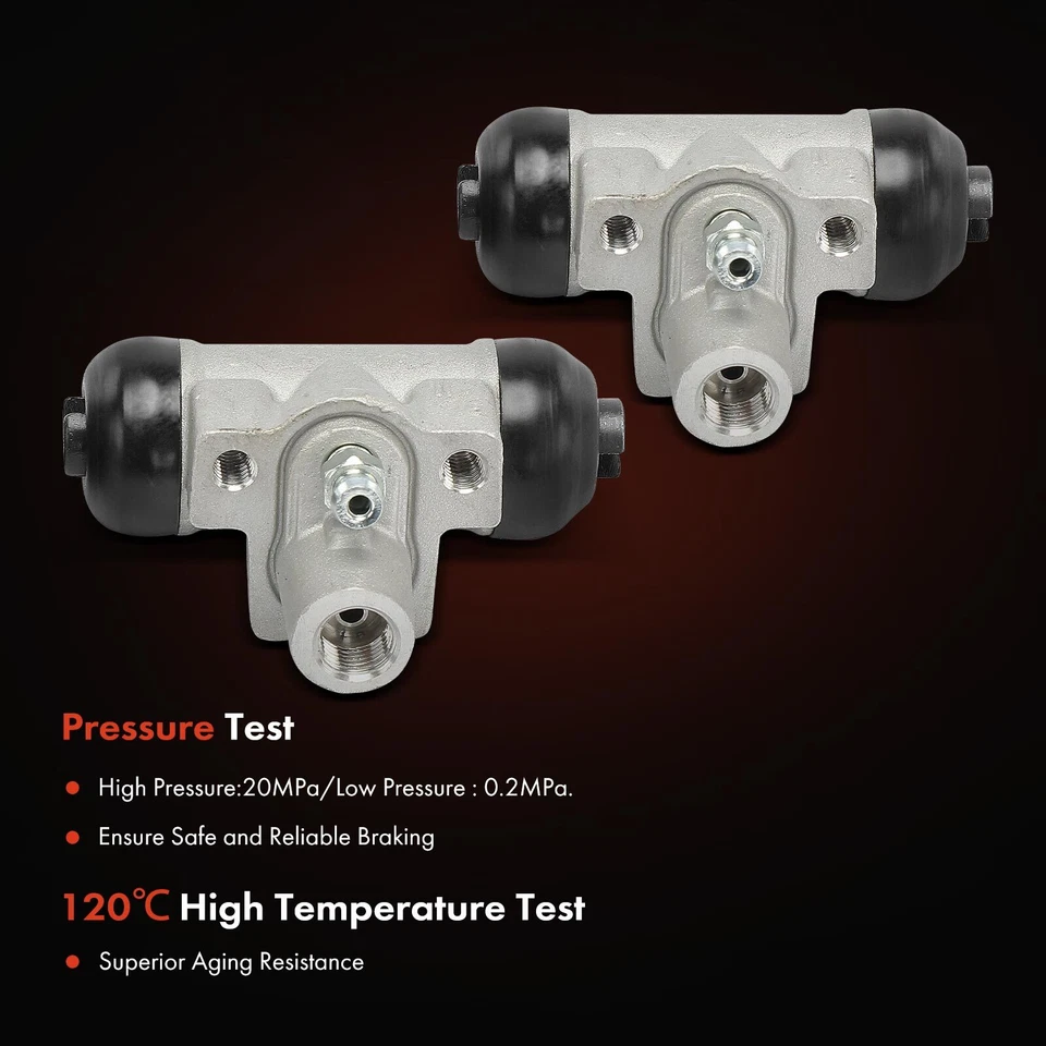 2x Cilindro de rueda de freno de tambor nuevo para conductor trasero y pasajero Honda Insight 00-06 Foto 4 de 4