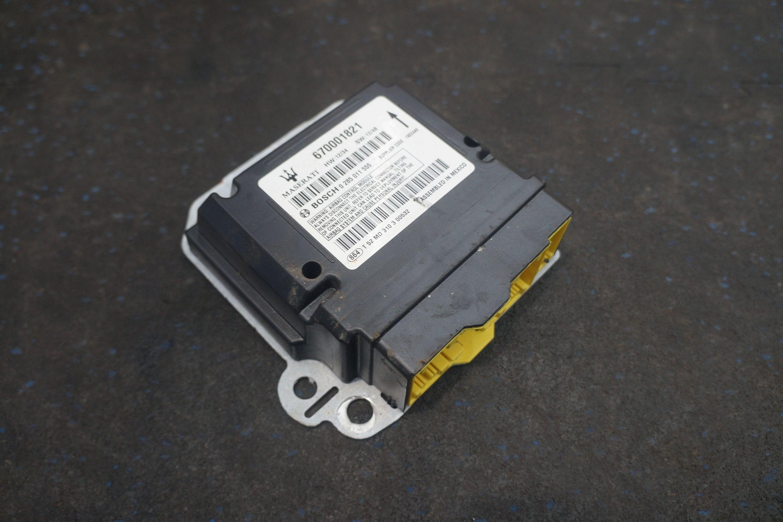 Air Restraint Bag Sensor Control Module 670001821 Maserati Quattroporte 13-16