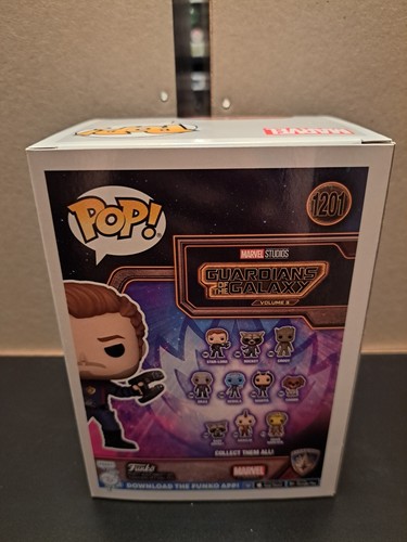 Funko Pop! Vinilo: Guardians Marvel - Star-Lord #1201 W Protector Pop - Imagen 3 de 6