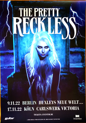 THE PRETTY RECKLESS 2022 TOUR - orig. Concert Poster - Konzert Plakat - DIN A1