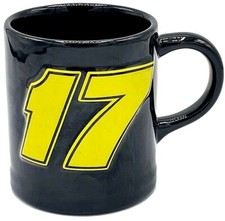 Official NASCAR #17 Matt Kenseth Coffee Tea Mug Cup Roush Racing Raised LOGO