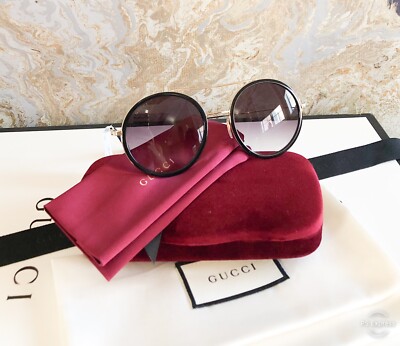 gucci round aviator sunglasses