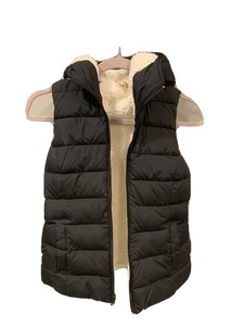 women's sherpa vest with hood
