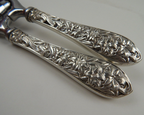 Easter Lily by Frank Whiting Sterling Silver Poultry Shears - Picture 2 of 19