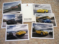 PORSCHE 911 991 C4 C4S COUPE & CABRIOLET POSTCARD SET OF SIX IN GIFT BOX 2013.