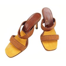 CHANEL sandals 36 Cocomark Brown CHANEL n264s Brand High Brand Vintage