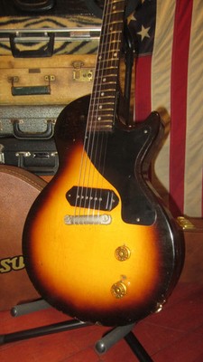 Vintage 1954 Gibson Les Paul Jr. Sunburst With Gibson Modern Hardshell Case