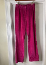 Vintage 70s 80s Wranglers Corduroy Velour Boot-Cut High Waist Pants Size 11 Juni