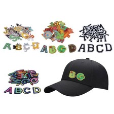 26pcs / Sew On Embroidery Letter Alphabet Patch For Clothes