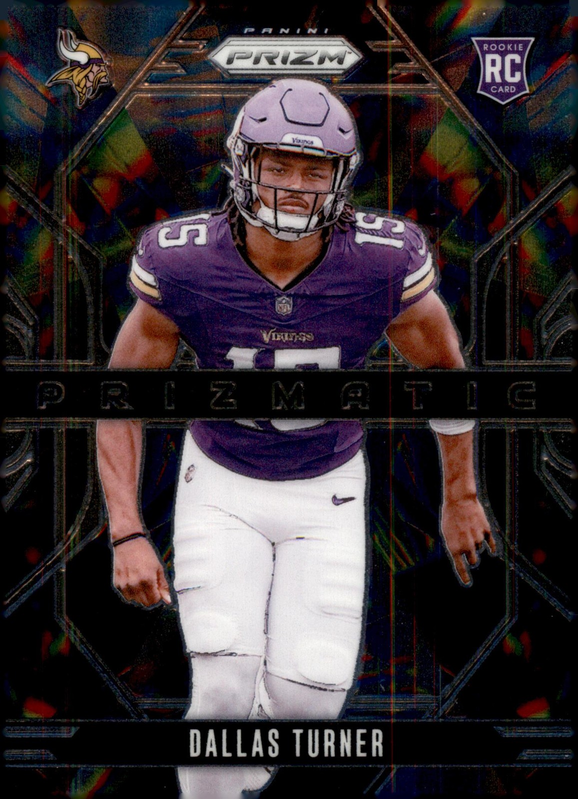 2024 Panini Prizm #17 Dallas Turner Prizmatic