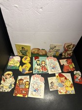 Lot of 15 Vintage Greeting Cards 1940s-60s Bi...