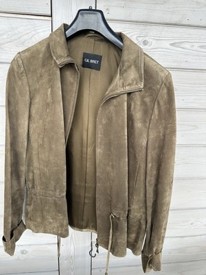 Gil Bret Lederjacke Damen Gr. 40 Olive Khaki Sehr guter Zustand