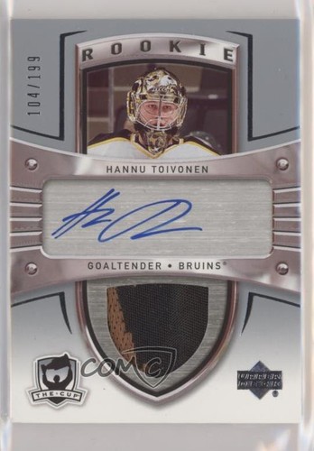 Hannu Toivonen [Autograph Patch] #108 2005 Upper Deck the Cup card