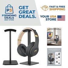 Universal Headphone Holder with Non-Slip Base - Perfect for All Headsets