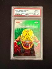 2025 Topps Chrome F1 Lewis Hamilton/99 Helmet Collection PSA 10 Gem Mint