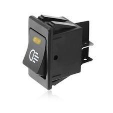 Fog Light Toggle Rocker Switch, 12V 35A 4 Pin SPST ON Off LED Fog Light Rocke...
