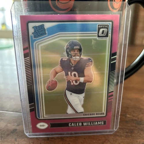 2024 Panini Donruss Optic - Rated Rookie Caleb Williams #201 Pink Prizm (RC)