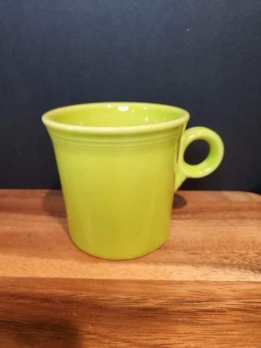 Fiesta Coffee Mug Lime Lemongrass Green Fiestaware Ring Handle Homer Laughlin