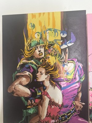 JoJo's Bizarre Adventure Dio Brando Multicolor Anime Poster painting  on Canvas