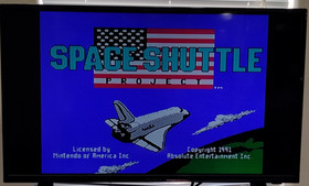 Space Shuttle Project Nintendo NES 1991 Authentic Tested/Works Cart Only